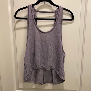 Lululemon purple tank top.